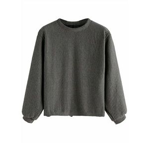 Romwe grey fashion sweater